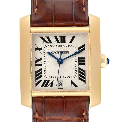 vintage cartier tank men|pre owned cartier tank watches.